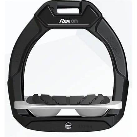 Veiligheidsstijgbeugels Paardrijden Hellend Grip Zwart/Grijs/Grijs Flex-On Safe-On