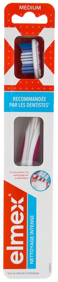 Elmex Intense Clean Tandenborstel Medium (Kleur : Roos)