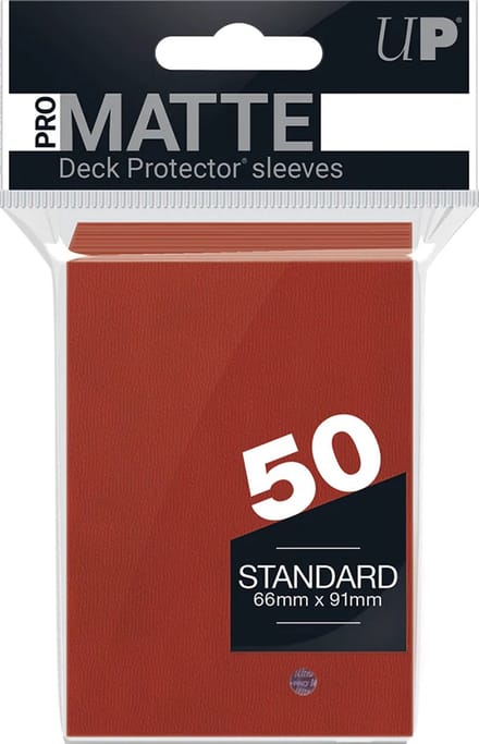 Speelgoed | Kaartspel - Sleeves Pro-Matte Red D12