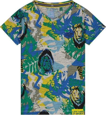 Quapi T-shirt Abdel emerald jungle - maat 92