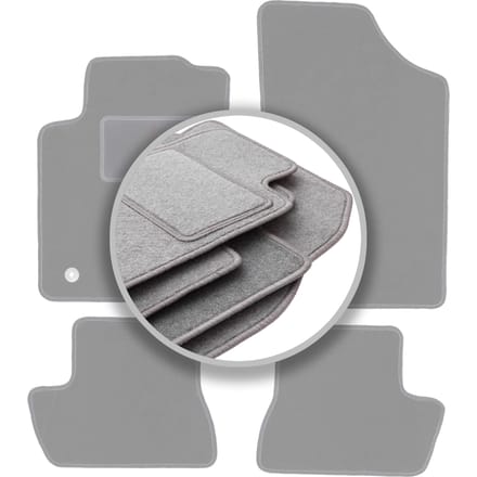 Automatten asgrijs voor: Citroen C2 hatchback (2003-2009)
