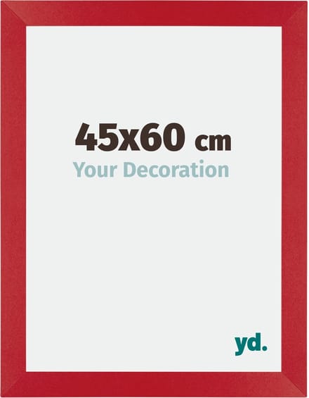 Your Decoration - Fotolijst 45x60 cm - MDF - Rood - Mura