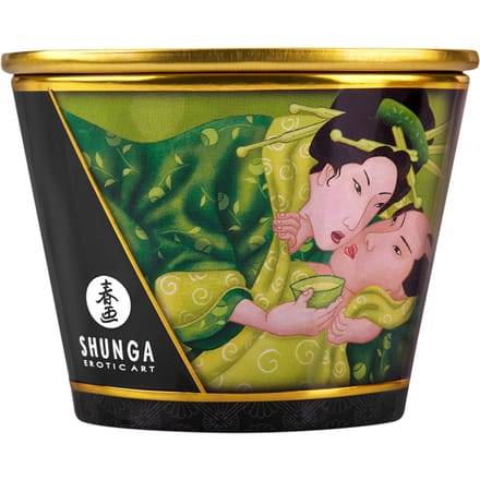 Shunga - Massagekaars - Exotic Green Tea