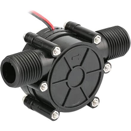 Waterstroompomp Hydro-elektrische Micro Hydro Tap Waterstroom Hydraulische High Power DIY Generator 12 V black