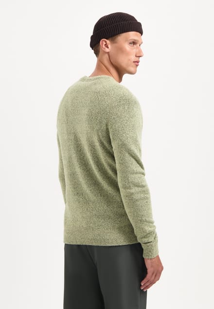 No Excess Pullover Crewneck Soft Wool Blend Light Moss Maat: 3XL | Sweaters Outlet | Heren | Groen