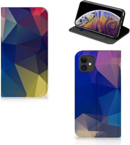 Apple iPhone 11 Stand Case Polygon Dark