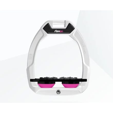 Platte Ultra Grip Veiligheidsevoerders Wit/Zwart/Roze Flex-On Safe-On