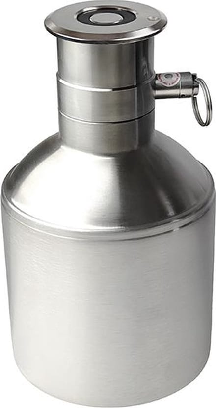 RVS 2 liter vat Platteschuif