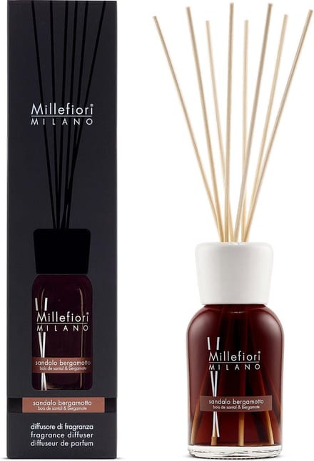 Millefiori Milano Geurstokjes 100 ml - Sandalo Bergamotto