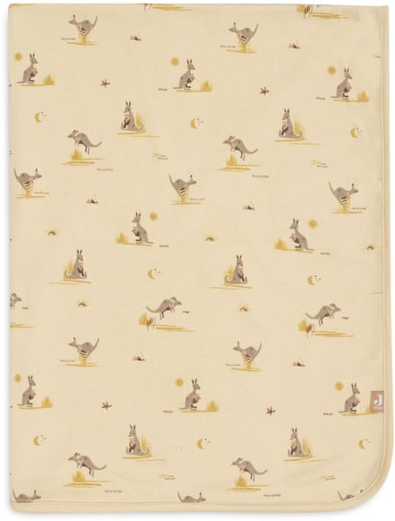 Jollein Baby Deken Wieg - 75x100cm - Jersey - Kangaroots