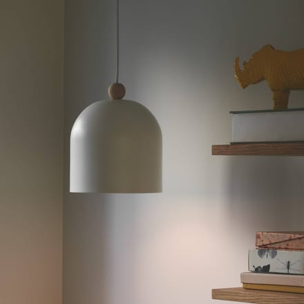 Nordlux Hanglamp Gaston, kap van metaal, wit