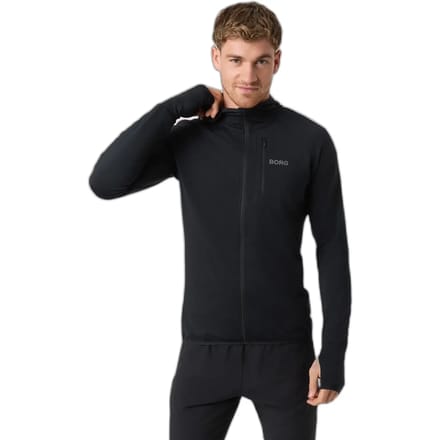Bjorn Borg borg performance mid layer hood 10003938-bk001
