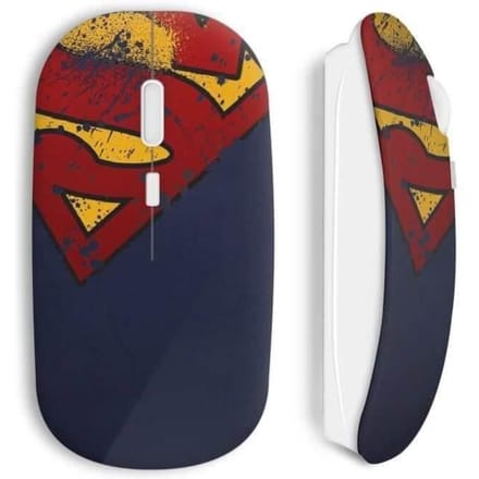 Souris Sans Fil Superman Vintage Style
