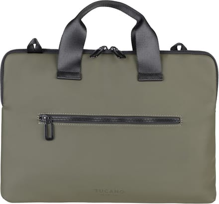 Tucano Gommo Tas MacBook 13-14 – Intern Laptopvak – Extern Vak voor Accessoires – Groot Intern Compartiment - Groen