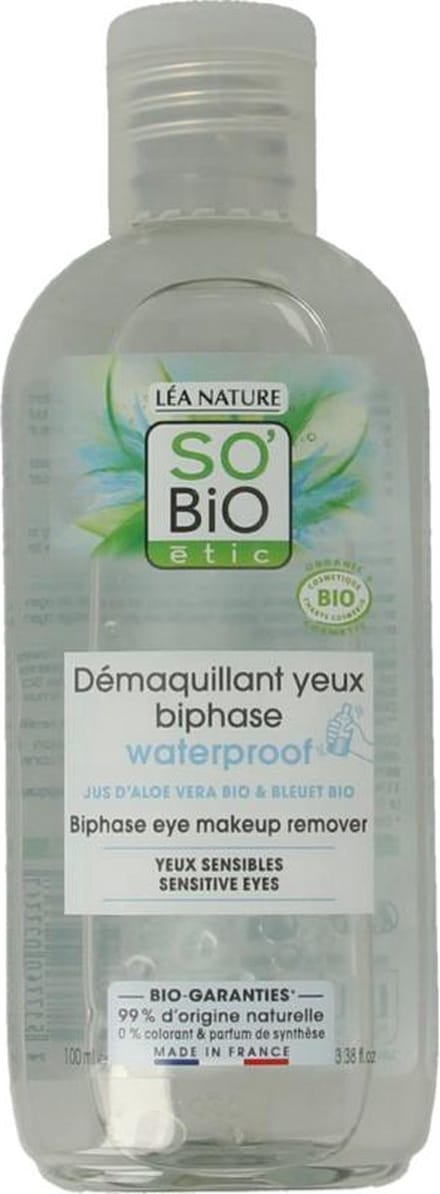 So Bio Etic Eye make-up Remover 100 Milliliter