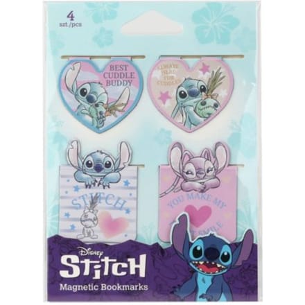 Stitch pastel magnetische boekenleggers à 4 stuks cuddle