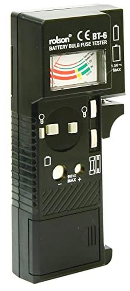Batterijtester voor diverse formaten