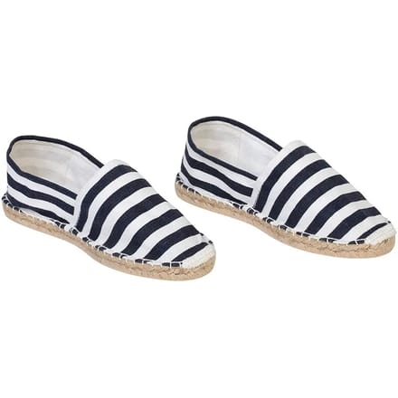 Gestreepte espadrilles WDK Partner