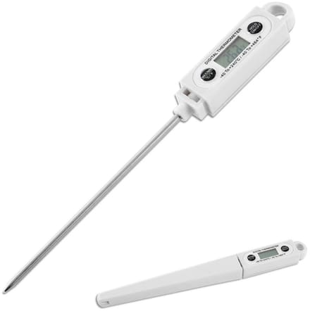 Orion - Elektronische Vleesthermometer - LCD-scherm - 20 cm - RVS