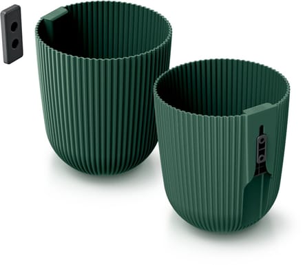 Prosperplast Milly - Muur bloempot - Pine Green - 14,6 cm - 2,1 liter