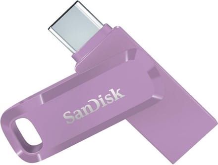SanDisk Ultra Dual Drive Go USB 128GB USB flash drive USB Type-A / USB Type-C 3.2 Gen 1 (3.1 Gen 1) Lavendel