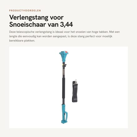 Dailygoods - Verlengstang voor Snoeischaar van 3,44 Ft tot 4,92 Ft
