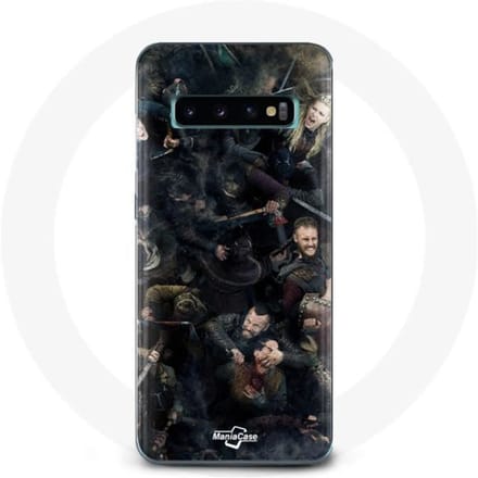 Coque - Vikings - Samsung Galaxy S10 Edge - Souple - Noir - Protection