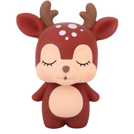 Bruine Cartoon Dier Vorm Innovatieve Spaarpot Thuisdecoratie beige