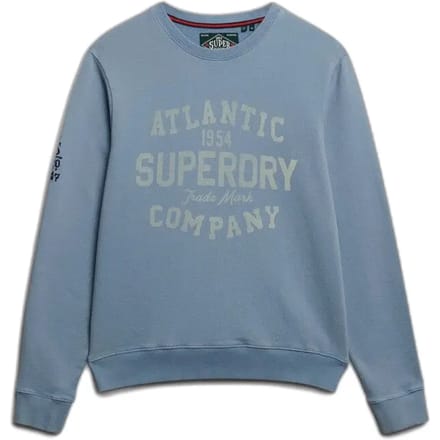 Superdry Coastal Relaxed Sweatshirt Blue Grootte: Xxl