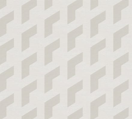 RETRO BEHANG | Geografisch - Grijs Wit Metallic - Living Walls Daniel Hechter 7