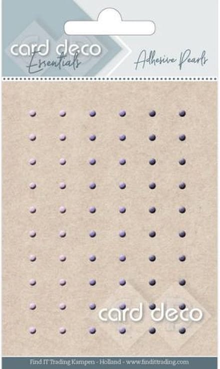 Card Deco Essentials Adhesive Pearls Purple