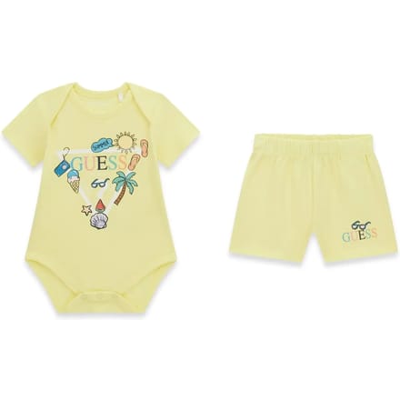 Set van body en korte broek voor peuterjongen Guess STR