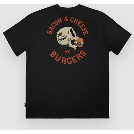 The Dudes Bacon & Cheese Classic T-Shirt zwart