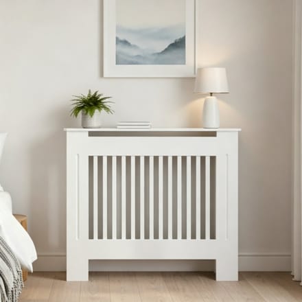 FATIVO Radiatorombouw - Radiatoromkasting - 78x19x92 - Wit