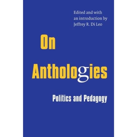 On Anthologies