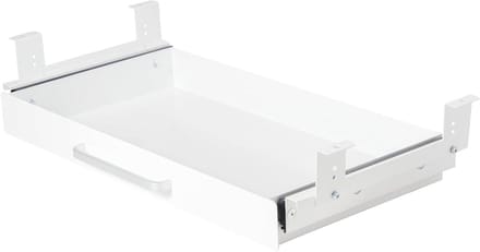 Onder bureaulade Organizer - Uitschuifbare Lade Tafel - Bureau Organisatie - Verstelbare Beugels - 53.3 cm - Wit