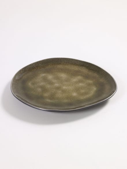 "Pascale Naessens ""Pure"" BORD OVAAL MEDIUM 20x17xH18 GROEN"