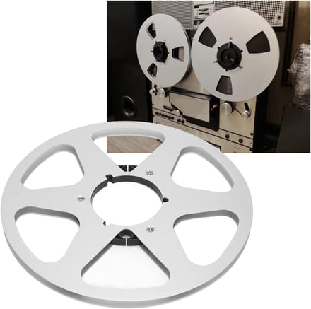 Dailygoods- Takeup Reel 10 Inch - Lege Tape Haspel - Aluminium