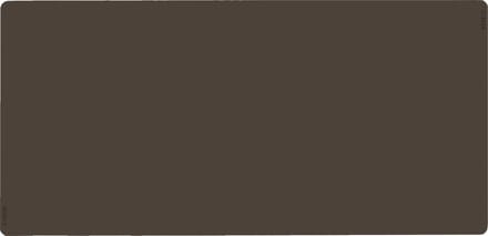 NOOBLU Bureau onderlegger DUBL - 85 x 45 cm - Senso Chocolate brown