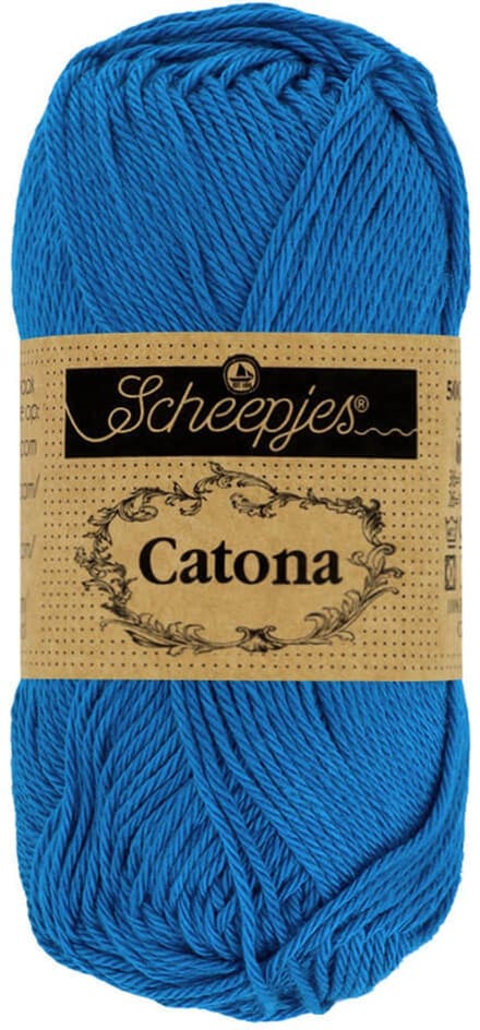 Scheepjes Catona 25gr - 201 Electric Blue