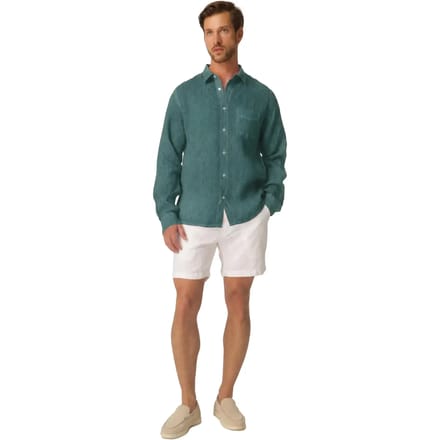 Shirt met lange mouwen Haris Cotton Front Pocket