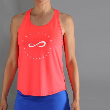 Endless Cercle Tanktop Dames-koraal