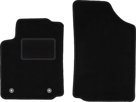 Voormatten zwart voor: Citroen C2 hatchback (2003-2009)