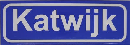 Souv© - magneet plaatsnaambord Katwijk