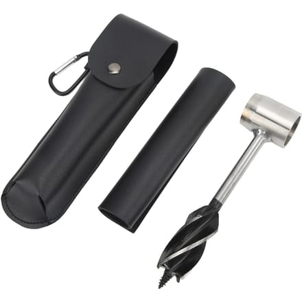 Ensemble de clés à tarière manuelle Acier inoxydable Multifonctionnel Portable Manuel Mèche de tarière à bois avec black