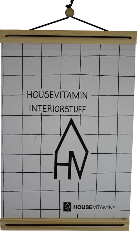 Housevitamin posterhouder A4 21x32 cm - bruin