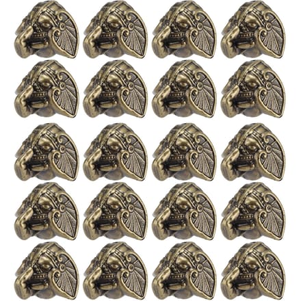 20 stuks Hoekbeschermer Veel Gebruikt Retro Look Uniek Ontwerp Elegant Duurzaam Meubel Hoek Bescherming Groen Brons brons