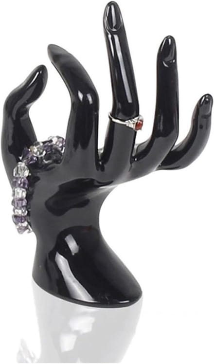 Sieraden Display - Hand Model - Sieraden Presenteren - Simuleert Handvorm - 8x17 cm - Zwart