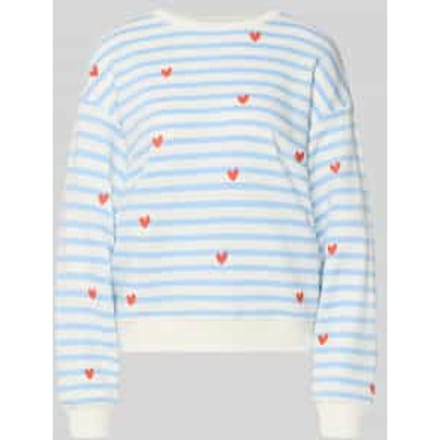 sweatshirt in all-over look