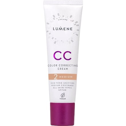 Lumene CC Color Correcting Cream SPF20 - Medium 7-in-1 gezichtscrème - 30ml